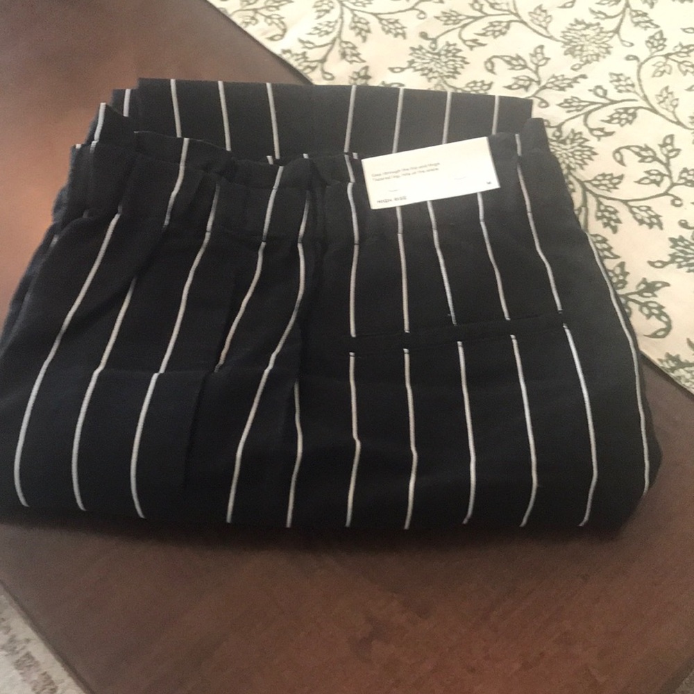 LOFT Black Pinstripe Women’s Trousers